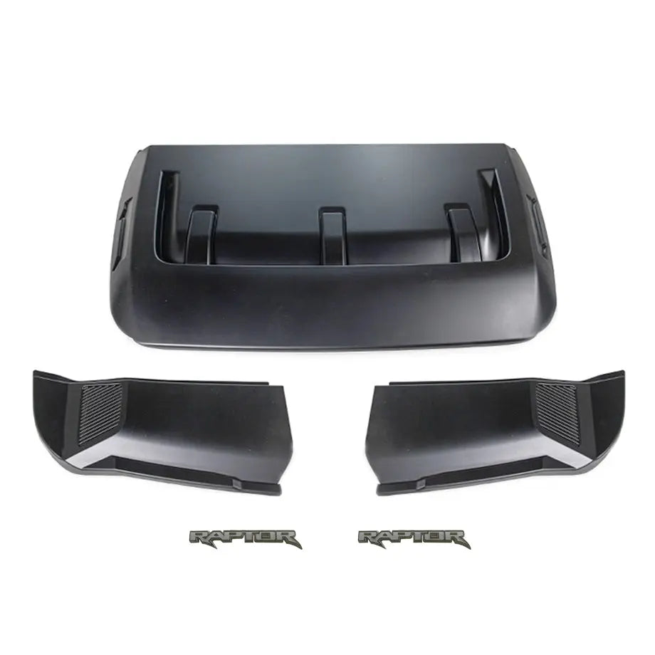 Suitable To Fit -  Ranger Next Gen (22-On) Raptor Style 3-Piece Plastic Bonnet Scoop
