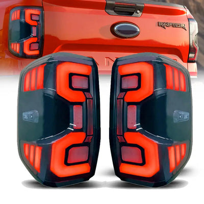 Suitable To Fit - Ranger Next Gen (22-On) Smoked Black 3D Bar Style LED Tailights