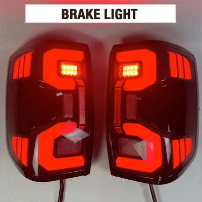 Suitable To Fit - Ranger Next Gen (22-On) Smoked Black 3D Bar Style LED Tailights