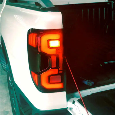 Suitable To Fit - Ranger Next Gen (22-On) Smoked Black 3D Bar Style LED Tailights