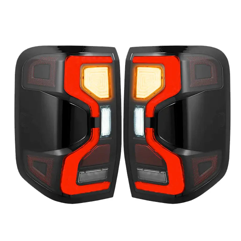 Suitable To Fit - Ranger Next Gen (22-On) Smoked Black Raptor Style LED Tailights