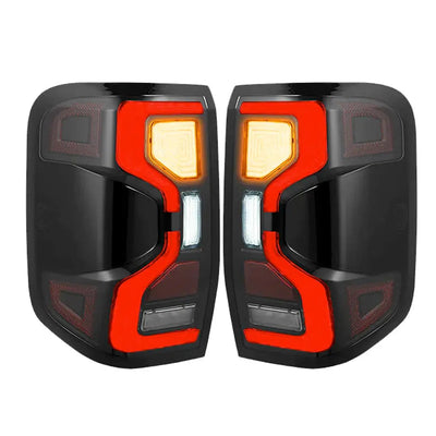 Suitable To Fit - Ranger Next Gen (22-On) Smoked Black Raptor Style LED Tailights