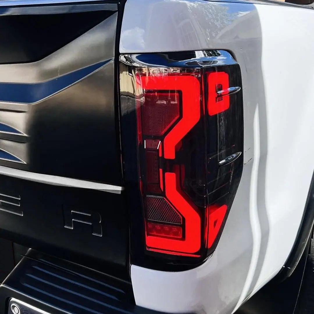 Suitable To Fit -  Ranger T6/T7/T8 (12-22) Next Gen Raptor Style Smoked Black LED Taillights