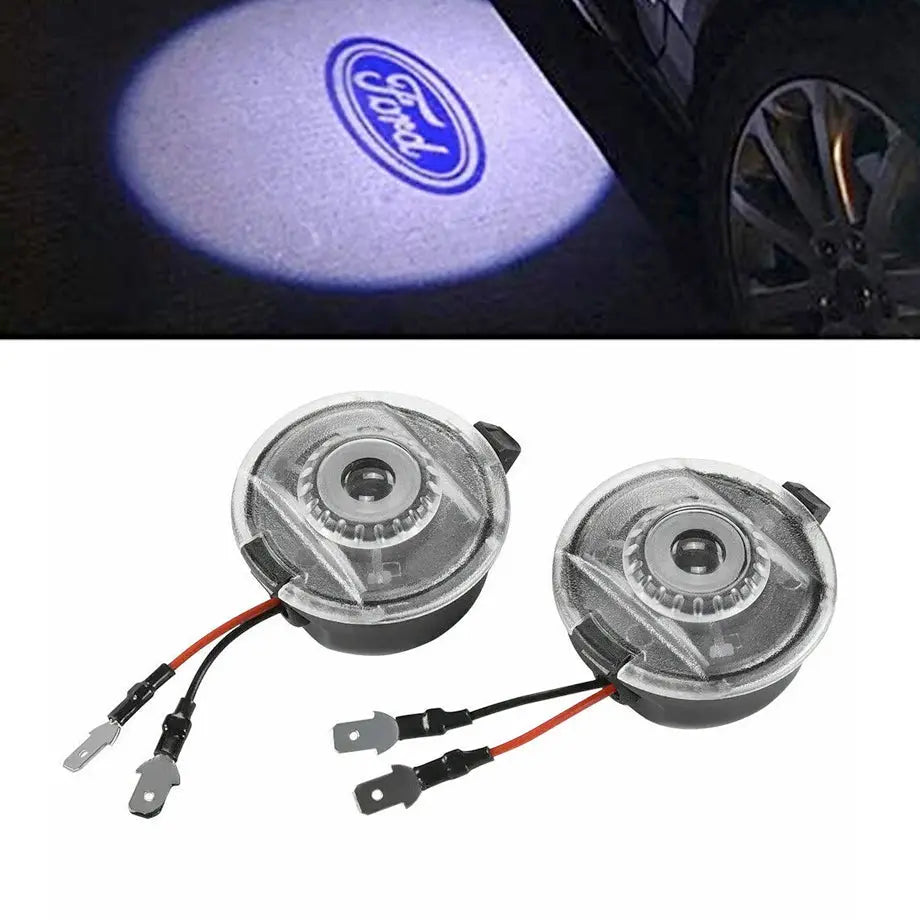 Suitable To Fit - Ranger T6 / T7 / T8 (12-21) Side Mirror LED Projector Puddle Light With Logo