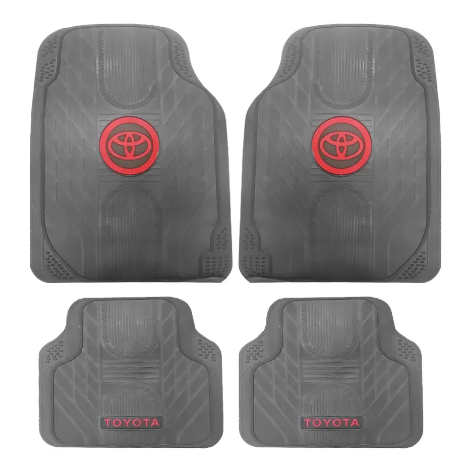 Suitable To Fit - Toyota 4-Piece Rubber Car Mats