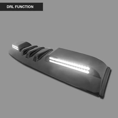 Suitable To Fit - Toyota Hilux (15-On) Gloss Black Dual Function DRL LED Roof Spoiler Light
