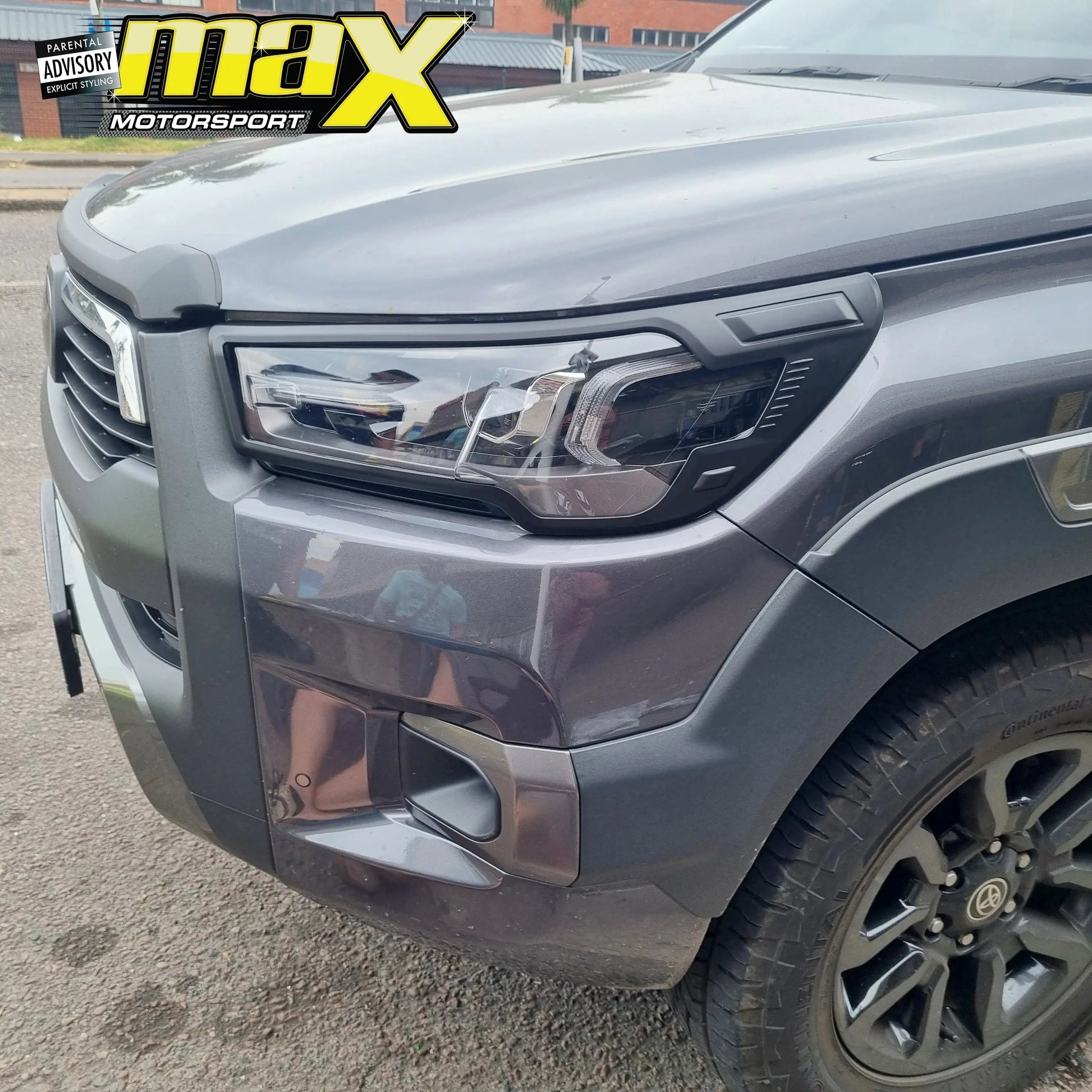 Suitable To Fit - Toyota Hilux (20-On) Matte Black Accessory Trim Kit (17-Piece)