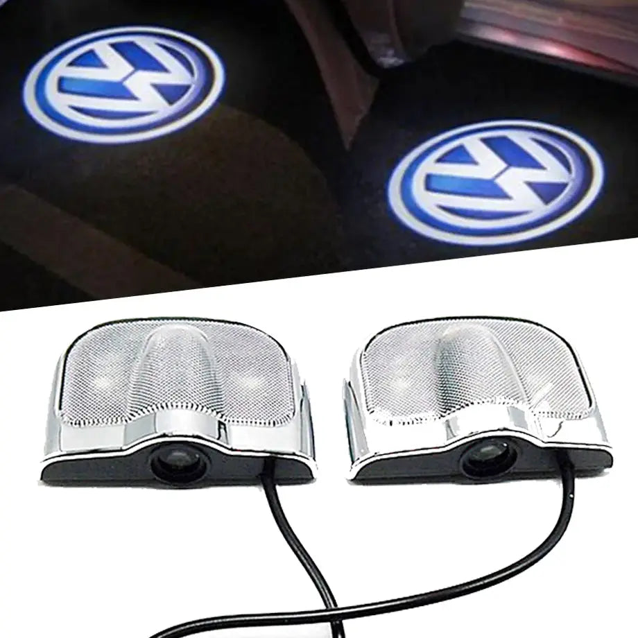 Suitable To Fit - Universal Courtesy Shadow Lights - VW Logo