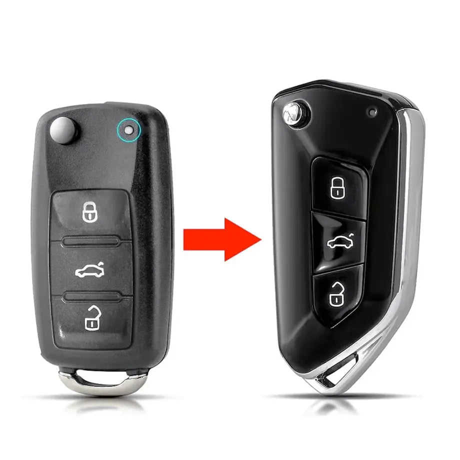 Golf 8 Style 3-Button Switch Blade Conversion Key