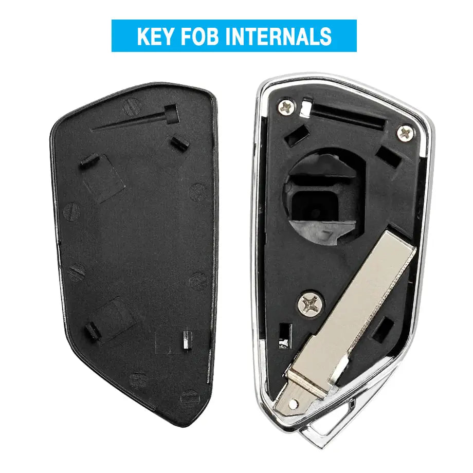 Golf 8 Style 3-Button Keyless Entry Conversion Key