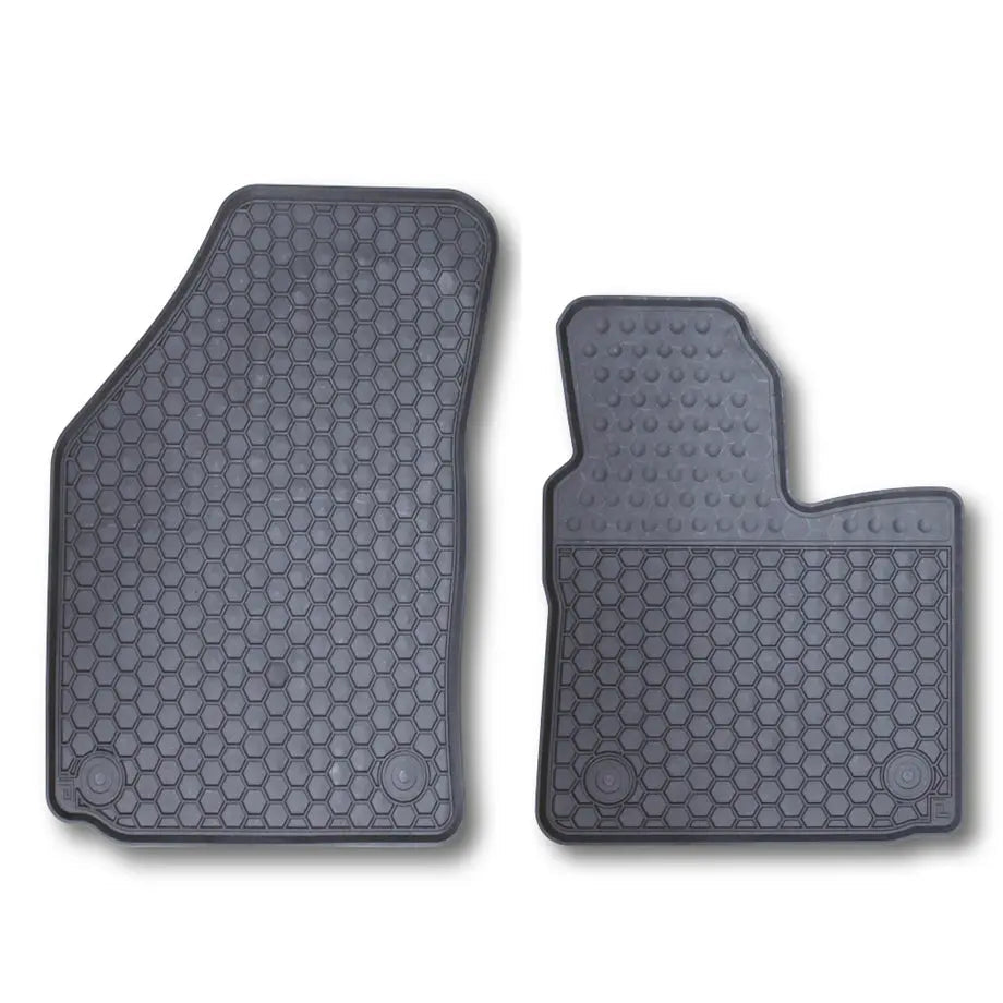 Suitable To Fit - VW Caddy Panel Van (10-On) Custom Rubber Car Mats (2-Piece)