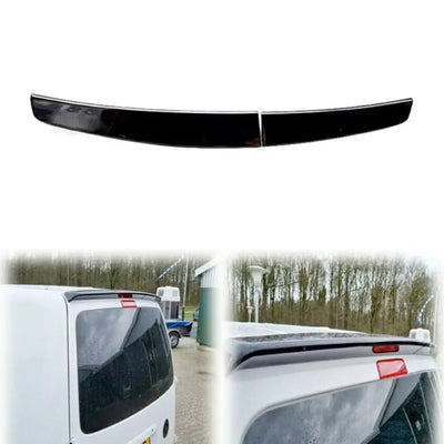 Suitable To Fit - VW Caddy (05-20) Panel Van Gloss Black 2-Piece Roof Spoiler