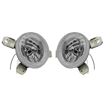 Suitable To Fit - VW Golf 1 Crystal Smoked CCFL Angel Eye Inner Headlights