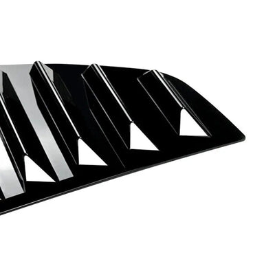 Suitable To Fit - VW Golf 4 Gloss Black Plastic Side Window Louver