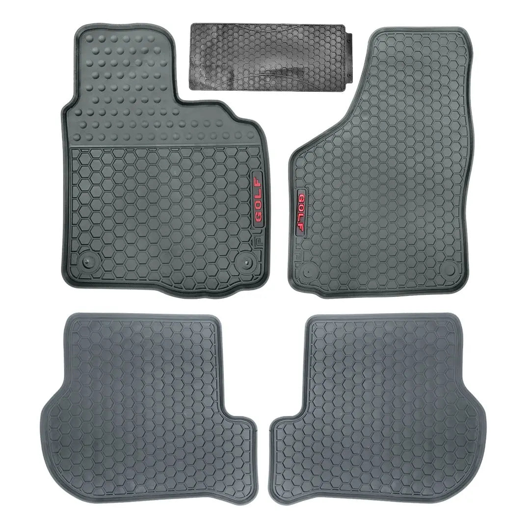 Suitable To Fit - VW Golf 5/6 Custom Rubber Car Mats (5-Piece)