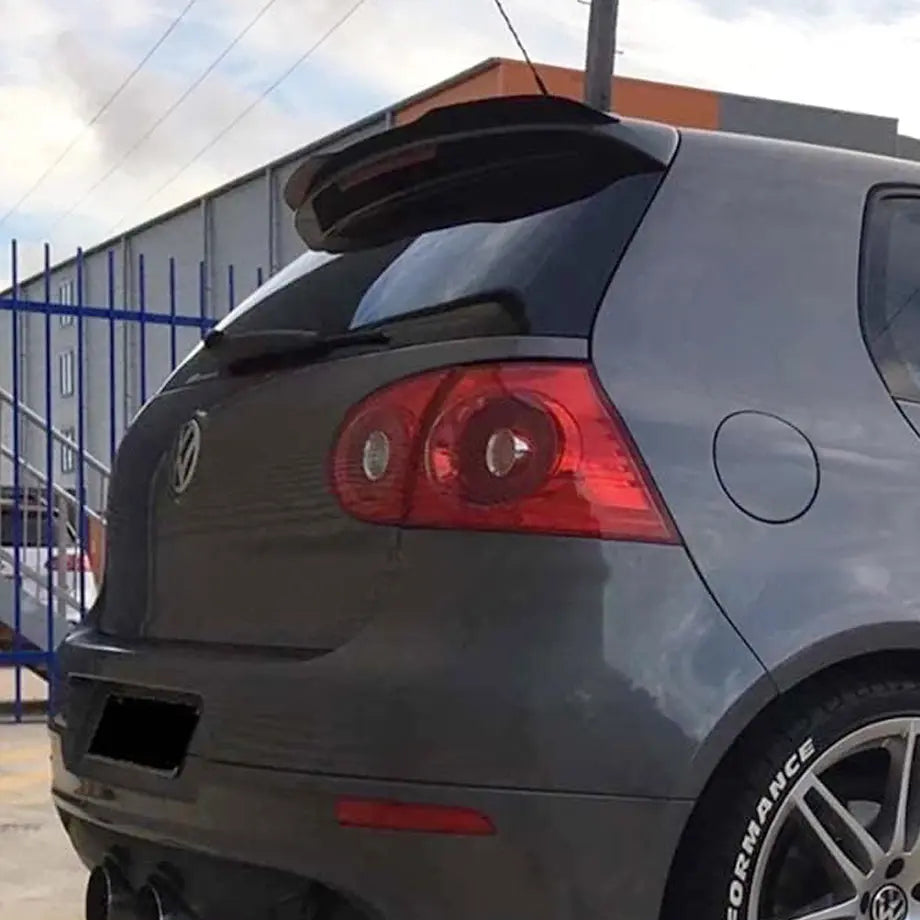 Suitable To Fit - VW Golf 5 GTI Maxton Style Gloss Black Roof Spoiler Extension