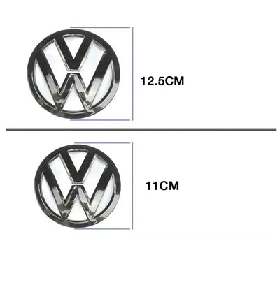 Suitable To Fit - V-W Golf 5  Gloss Black Stick On Emblem Badge Cover (Pair)
