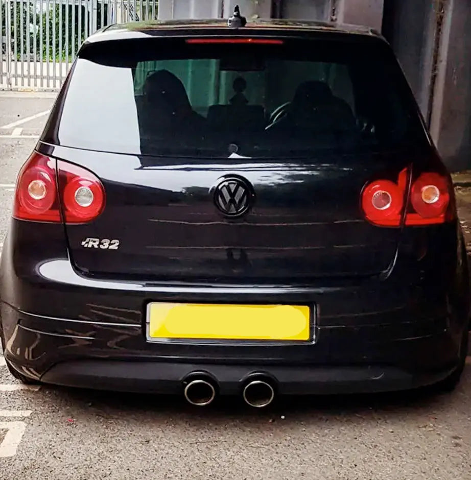 Suitable To Fit - V-W Golf 5  Gloss Black Stick On Emblem Badge Cover (Pair)