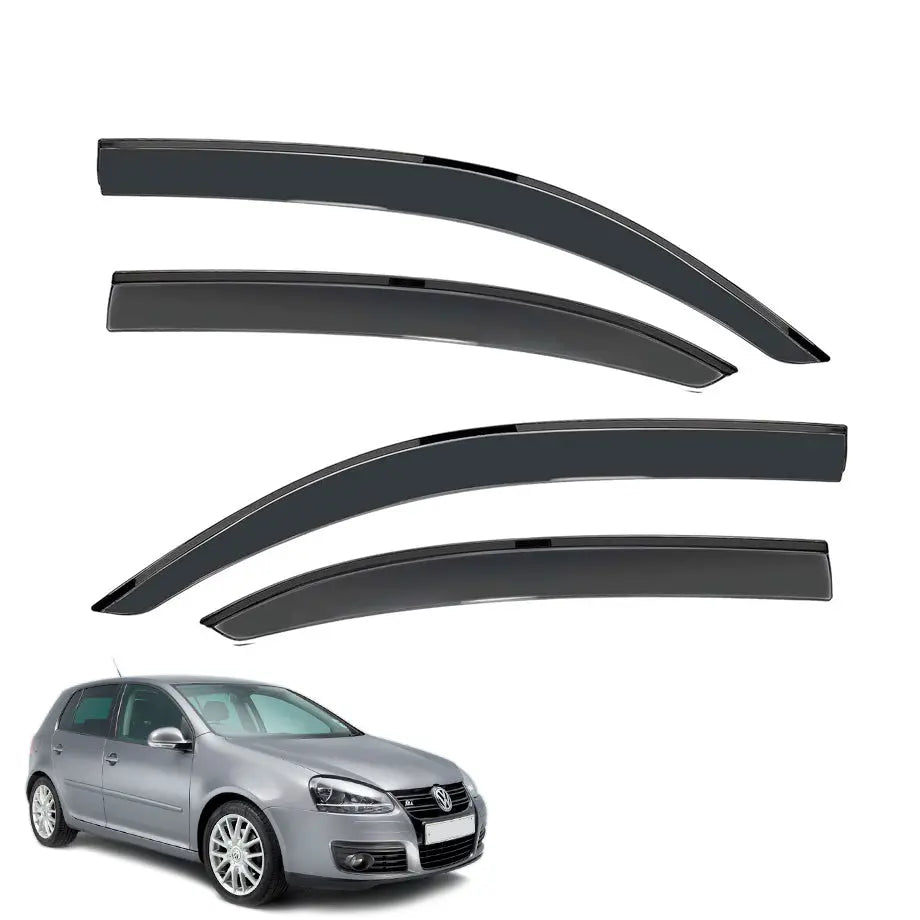 Suitable To Fit - VW Golf 6 Black Windshield (4-Piece)