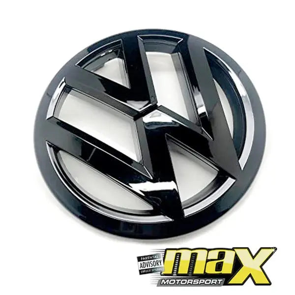 Suitable To Fit - VW Golf 7.5 GTI Gloss Black Stick On Emblem Badge (Pair)