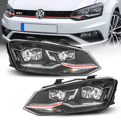 Suitable To Fit - VW Polo 6 / Vivo GTI Style LED Upgrade Headlight