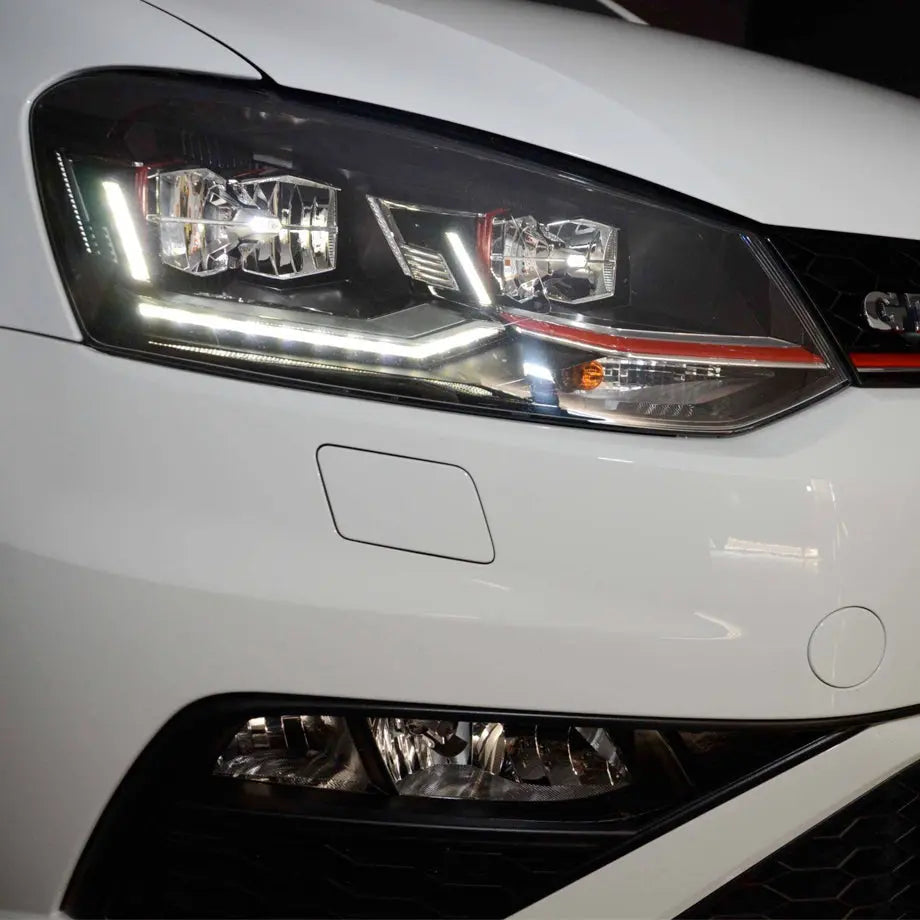 Suitable To Fit - VW Polo 6 / Vivo GTI Style LED Upgrade Headlight