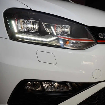 Suitable To Fit - VW Polo 6 / Vivo GTI Style LED Upgrade Headlight