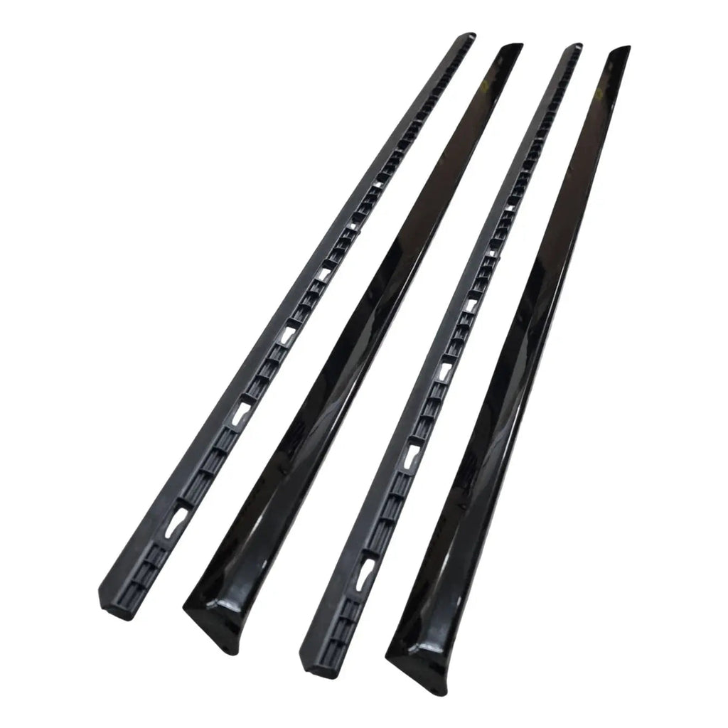 Suitable To Fit - VW Polo 8 AW (18-On) OEM Style Gloss Black Side Skirts (4-Piece)