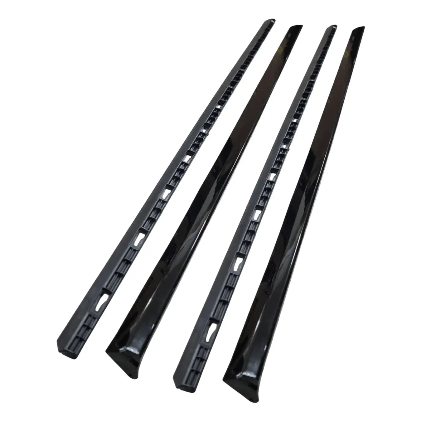 Suitable To Fit - VW Polo 8 AW (18-On) OEM Style Gloss Black Side Skirts (4-Piece)