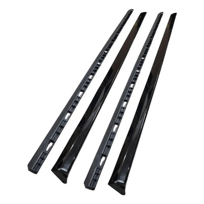 Suitable To Fit - VW Polo 8 AW (18-On) OEM Style Gloss Black Side Skirts (4-Piece)