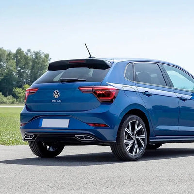 Suitable To Fit - VW Polo 8 Life (23-On) Gloss Black R-Line Style Rear Diffuser