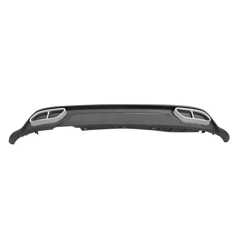 Suitable To Fit - VW Polo 8 Life (23-On) Matte Black R-Line Style Rear Diffuser