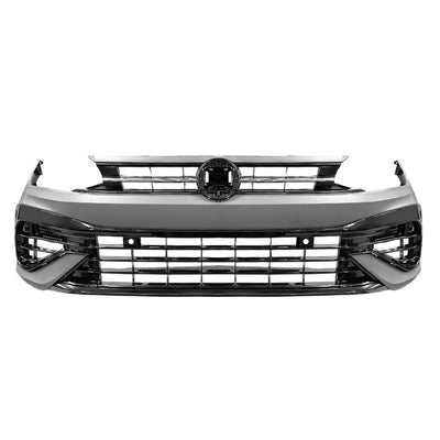 Suitable To Fit - V-W Polo 8AW (18-22) Golf 8R Style Plastic Front Bumper Upgrade
