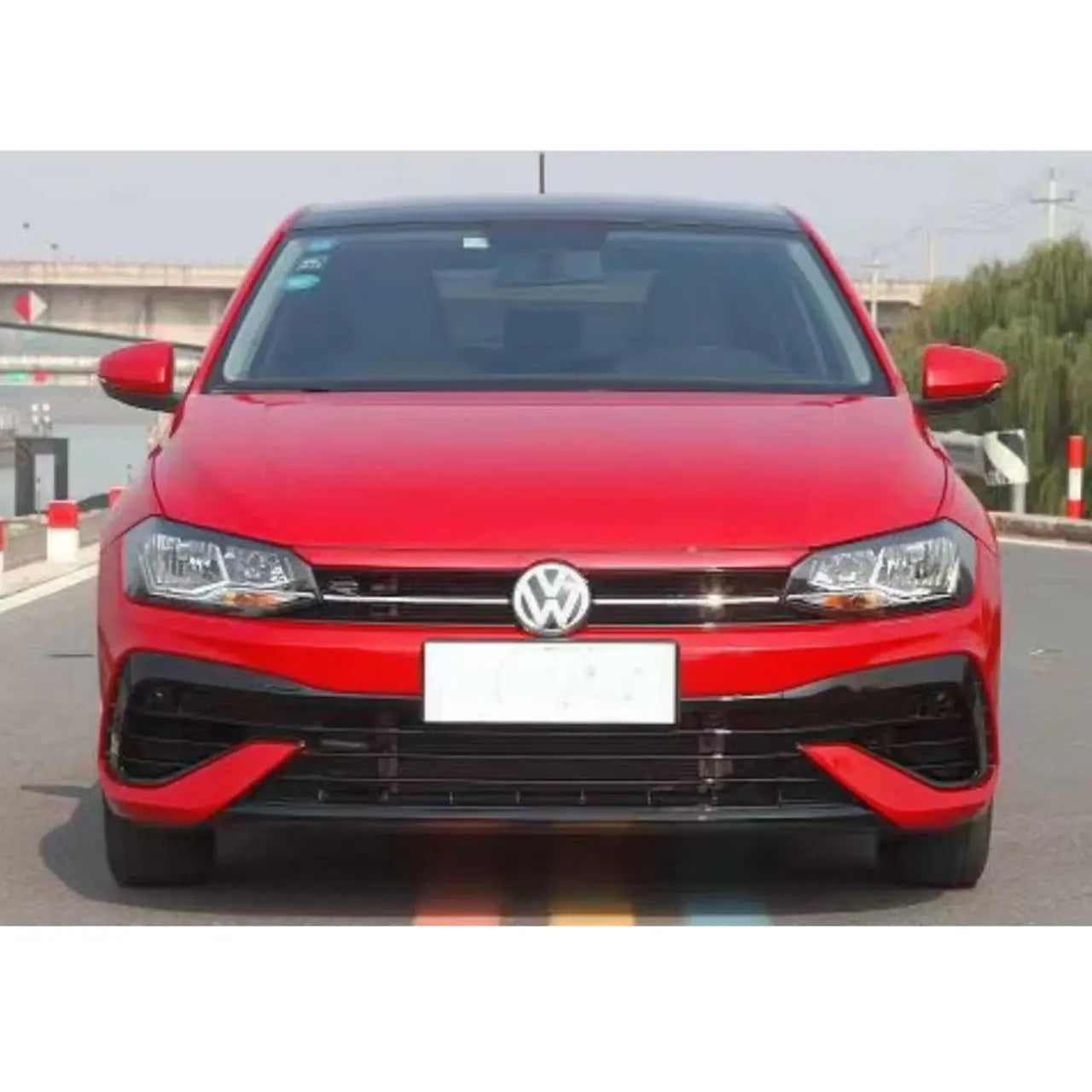 Suitable To Fit - V-W Polo 8AW (18-22) Golf 8R Style Plastic Front Bumper Upgrade
