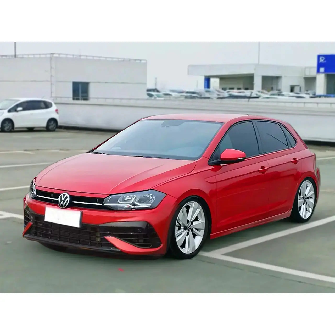 Suitable To Fit - V-W Polo 8AW (18-22) Golf 8R Style Plastic Front Bumper Upgrade