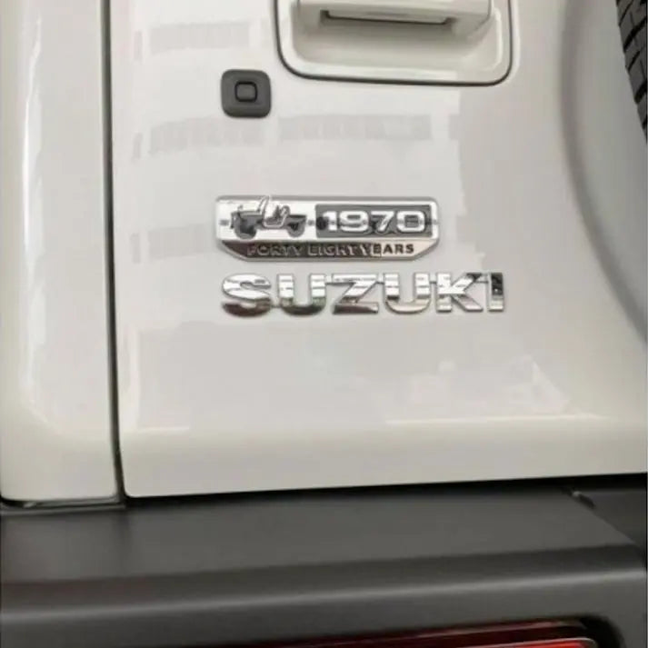 Suzuki Jimny 1970 Anniversary Metal Emblem Badge