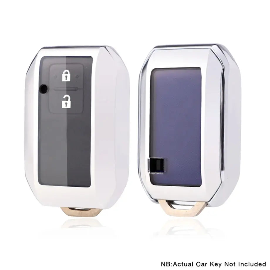 Suzuki Jimny Soft Shell Key Case Cover - (Silver)