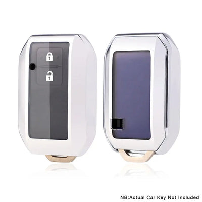 Suzuki Jimny Soft Shell Key Case Cover - (Silver)
