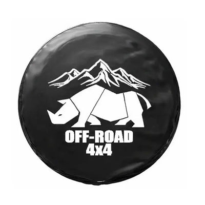 Suzuki Jimny (07-On) - 15 Inch PVC Spare Wheel Cover (Off-Road 4x4 Logo)