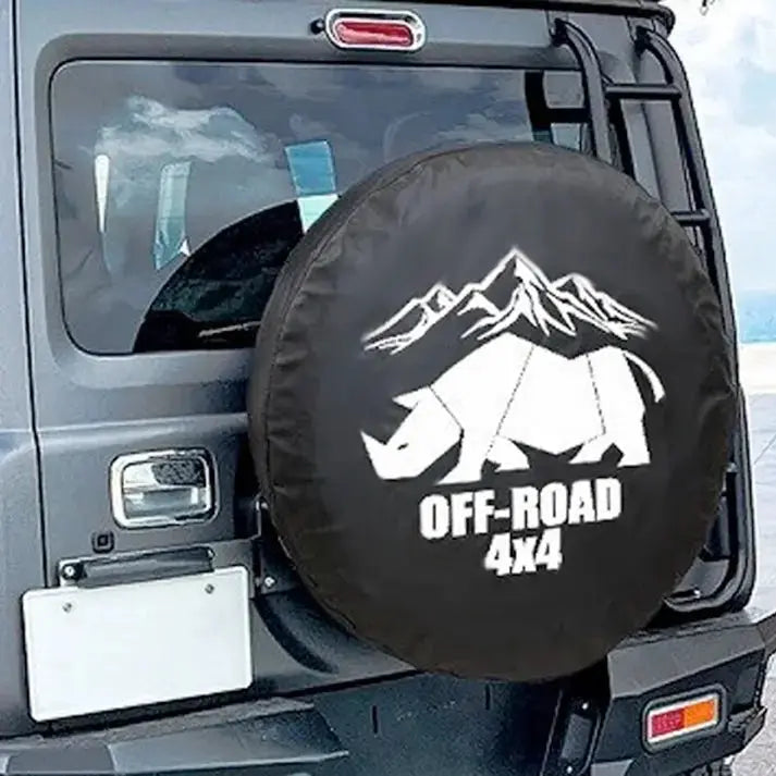 Suzuki Jimny (07-On) - 15 Inch PVC Spare Wheel Cover (Off-Road 4x4 Logo)