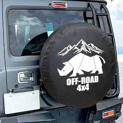 Suzuki Jimny (07-On) - 15 Inch PVC Spare Wheel Cover (Off-Road 4x4 Logo)