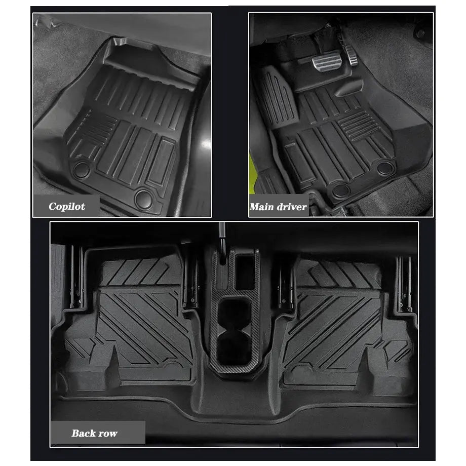 Suzuki Jimny (18-On) Automatic Models - Moulded TPE Rubber Floor Mats (3-Piece)