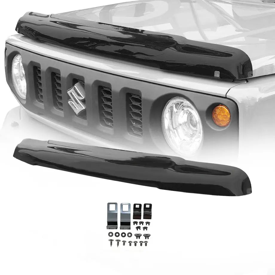 Suzuki Jimny (18-On) Gloss Black Broad Bonnet Guard
