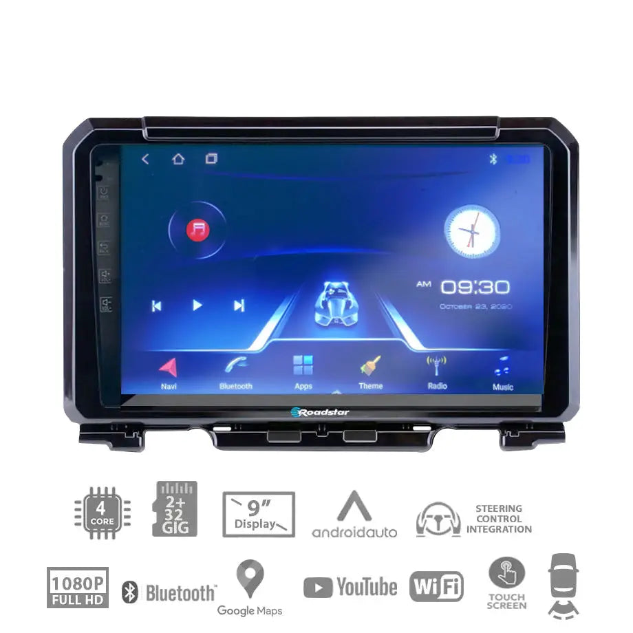 Suzuki Jimny (19-On) - 9 Inch Roadstar Android Entertainment & GPS System