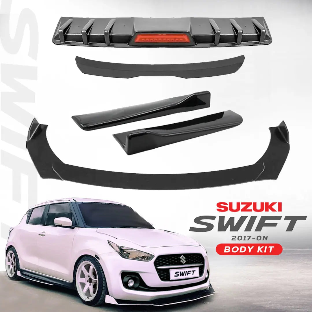 Suzuki Swift (17-On) 7-Piece Gloss Black Body Kit