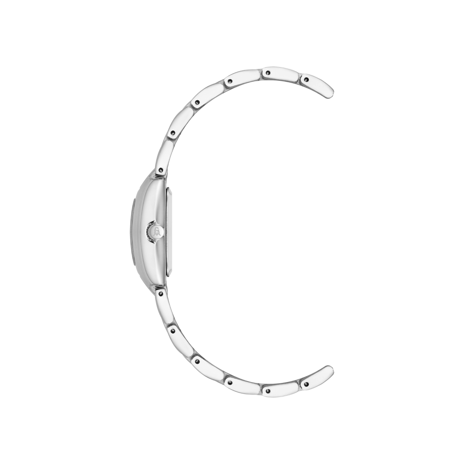 TWO TONE LUXE LINK WATCH SILVER GOLD
