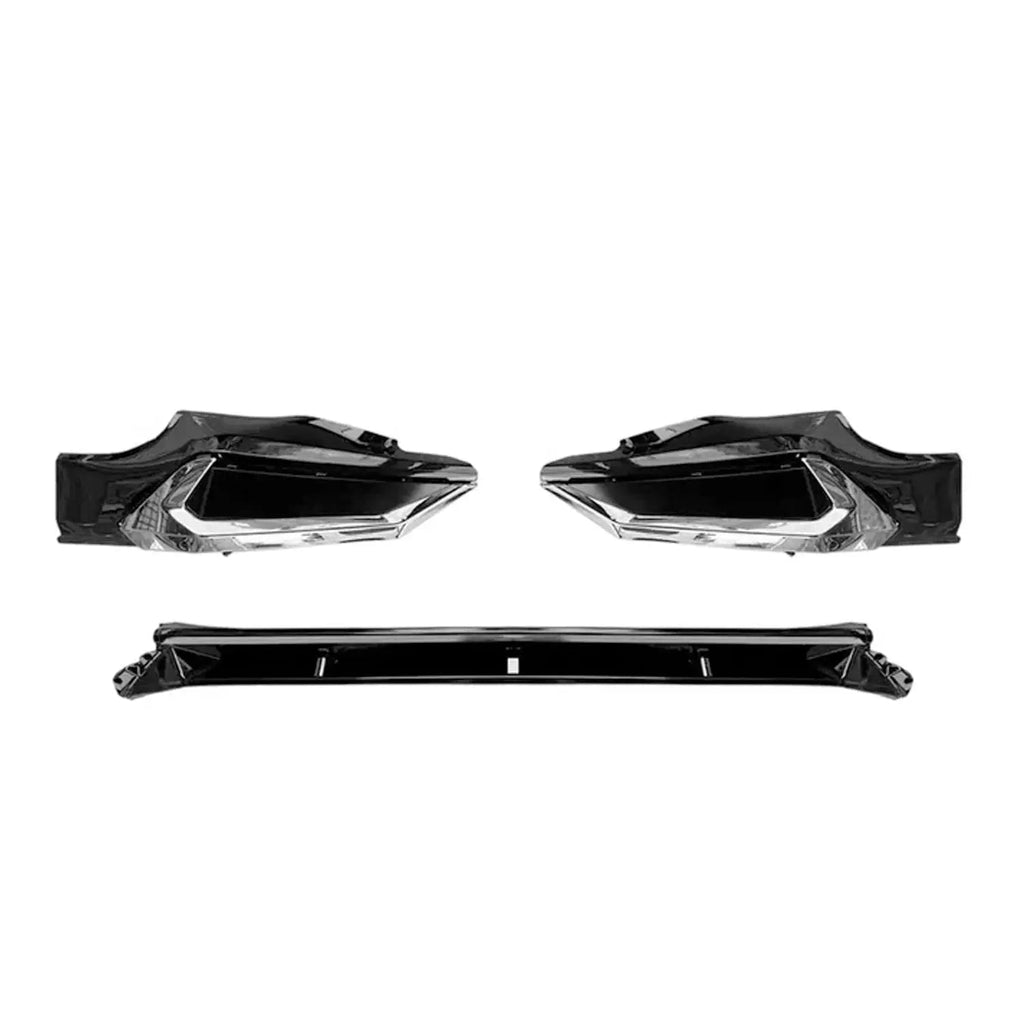 Toyota Corolla Cross (21-On) GR Sport Style 3-Piece Gloss Black Front Spoiler