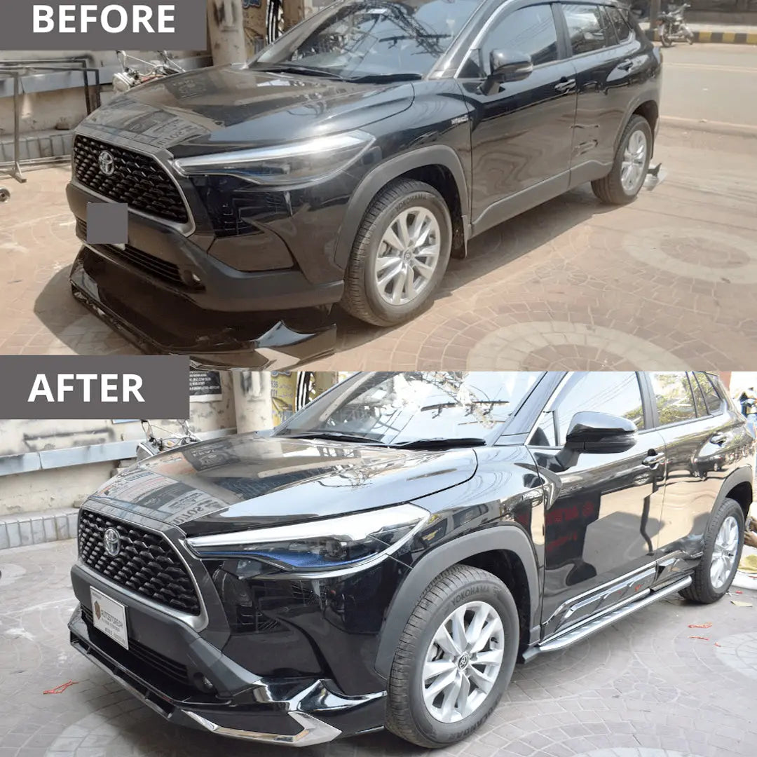 Toyota Corolla Cross (21-On) GR Sport Style Gloss Black Body Kit (13-Piece)