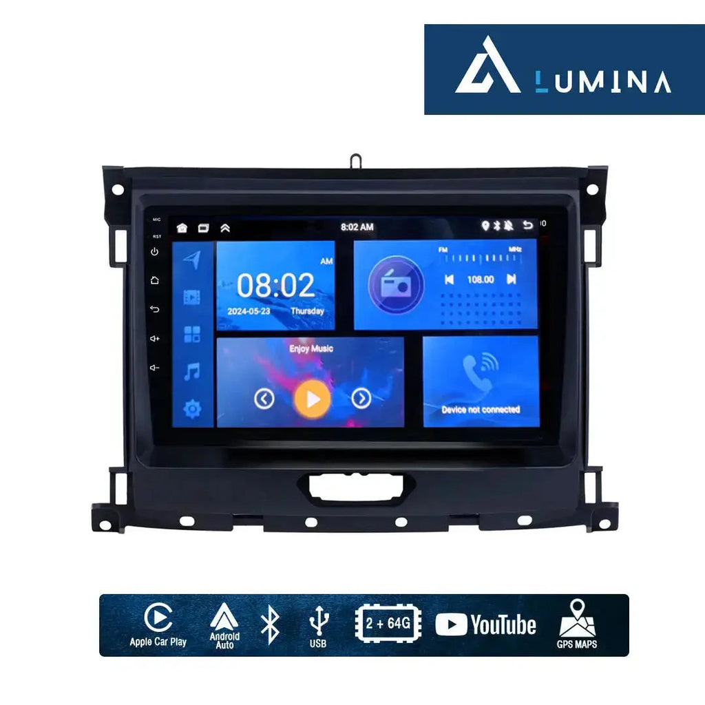 Ford Ranger T7 (15-21) - 9 Inch Lumina Android Entertainment & GPS System