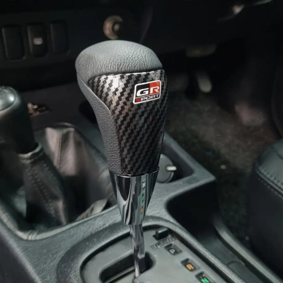 Toyota Hilux / Fortuner Carbon Fiber Look GR Sport Gear Knob (Automatic)